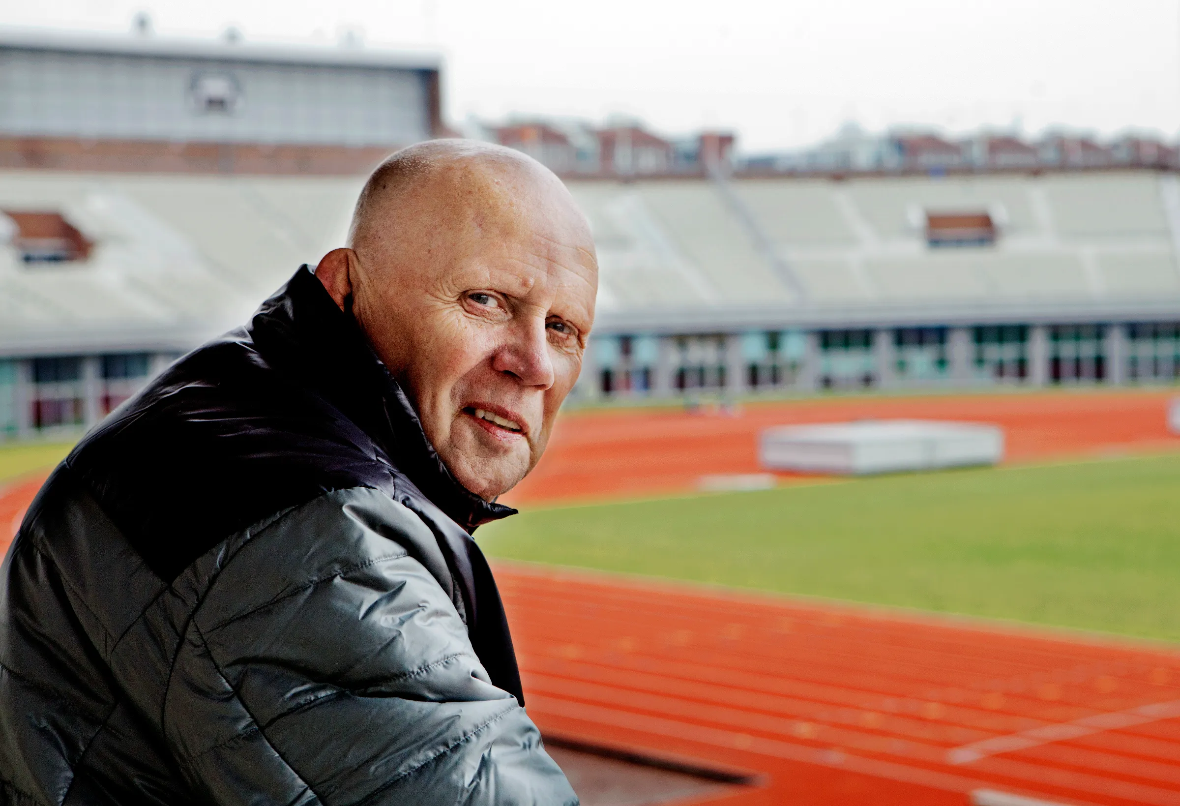 Bab Barens in het Olympisch Stadion 