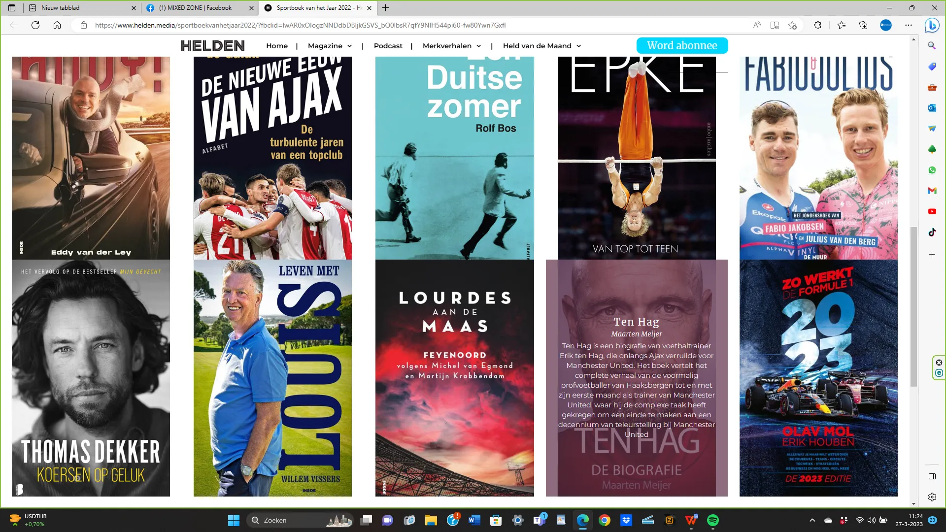 De tien genomineerde boeken door Helden Magazine