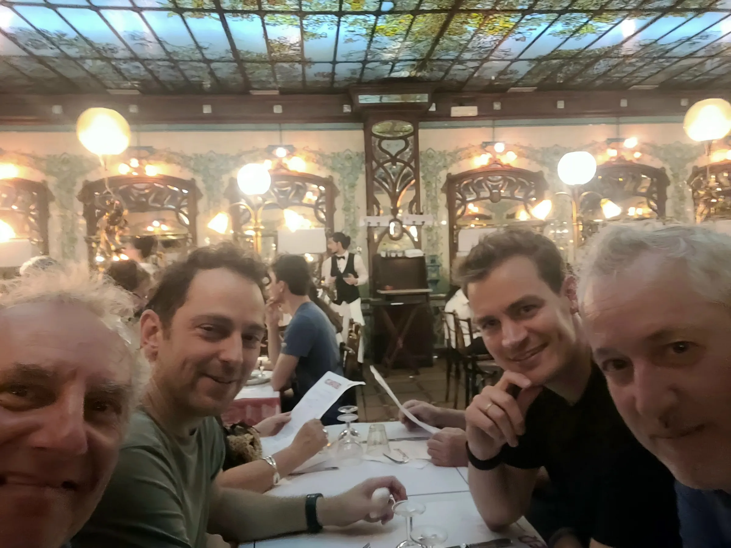 Gerard den Elt, Rik Spekenbrink, Remko de Waal en Peter van Leeuwen (v.l.n.r.)