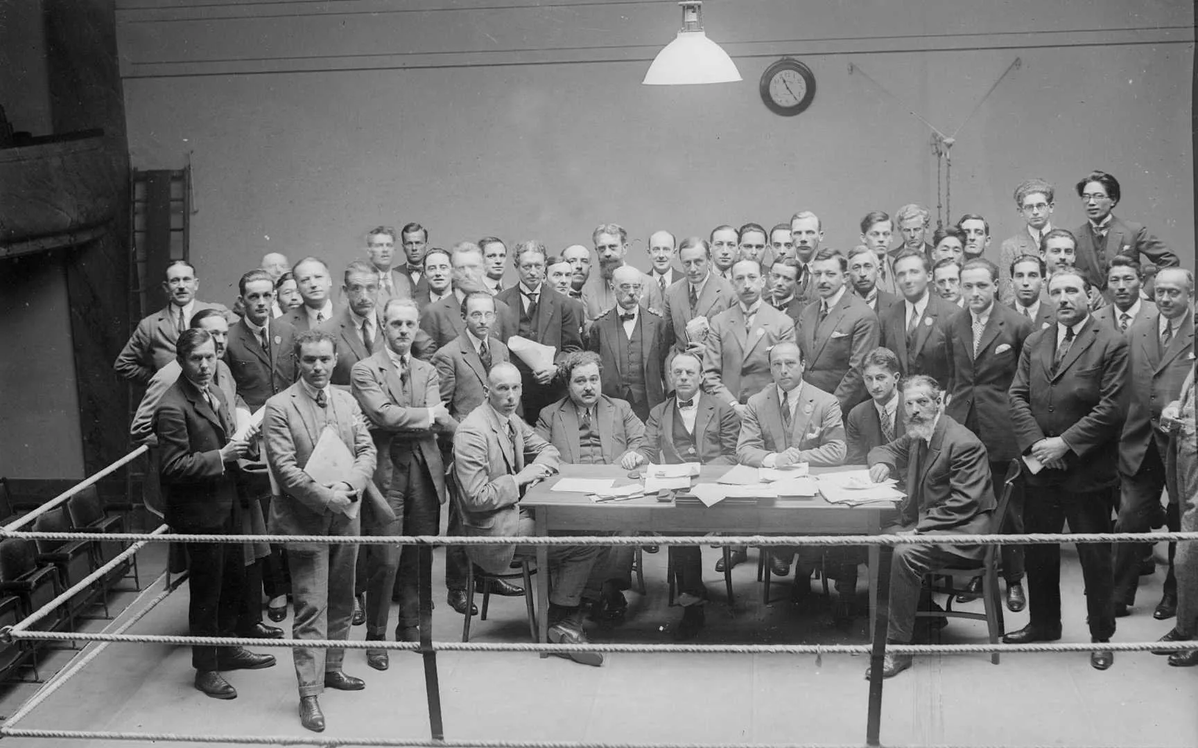 Het eerste AIPS-congres op 3 juli 1924 in Parijs,