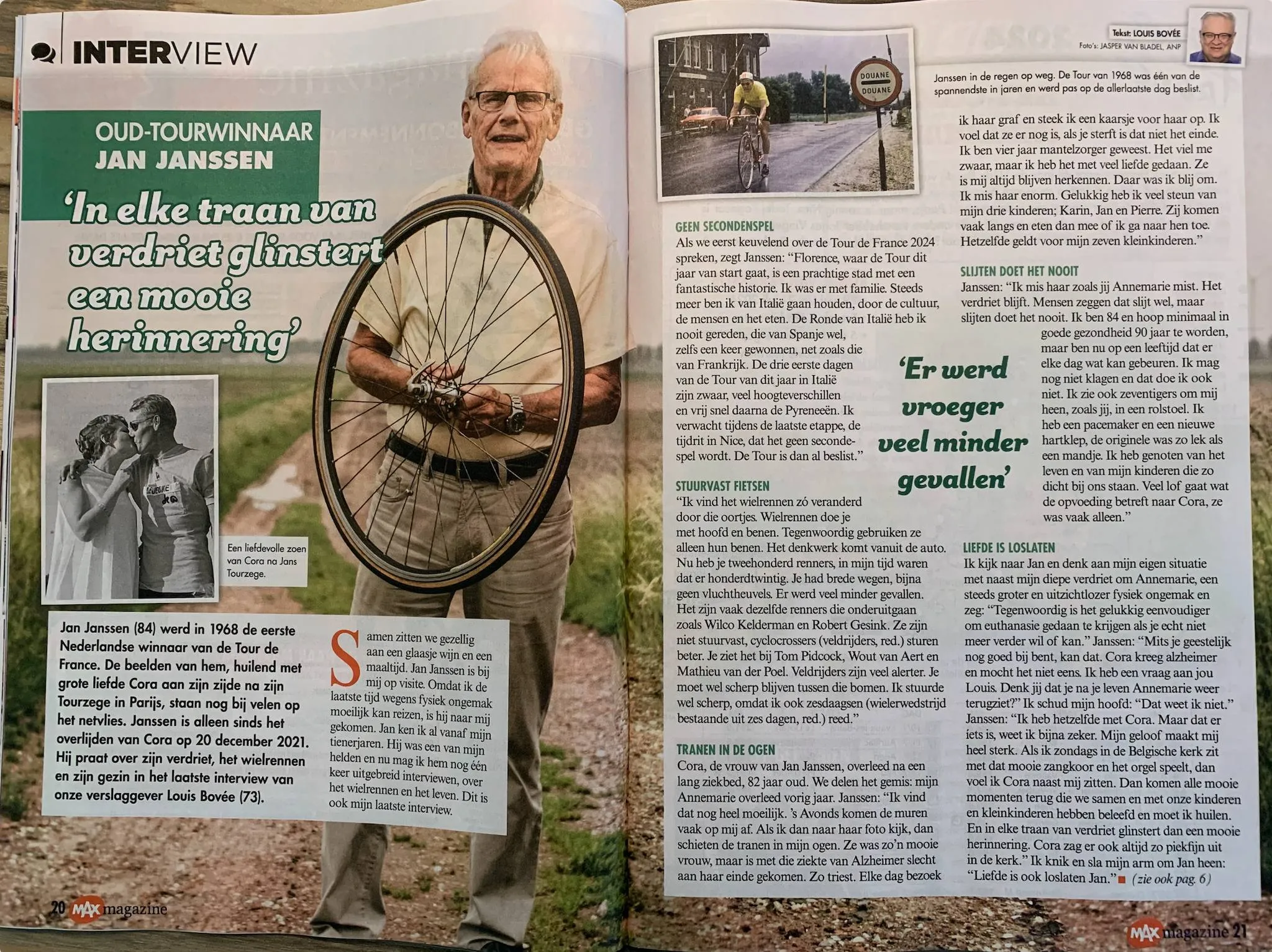 Het laatste interview van Louis Bovée met Jan Janssen voor Omroep Max Magazine, uitgewerkt door Jules van der Wardt.