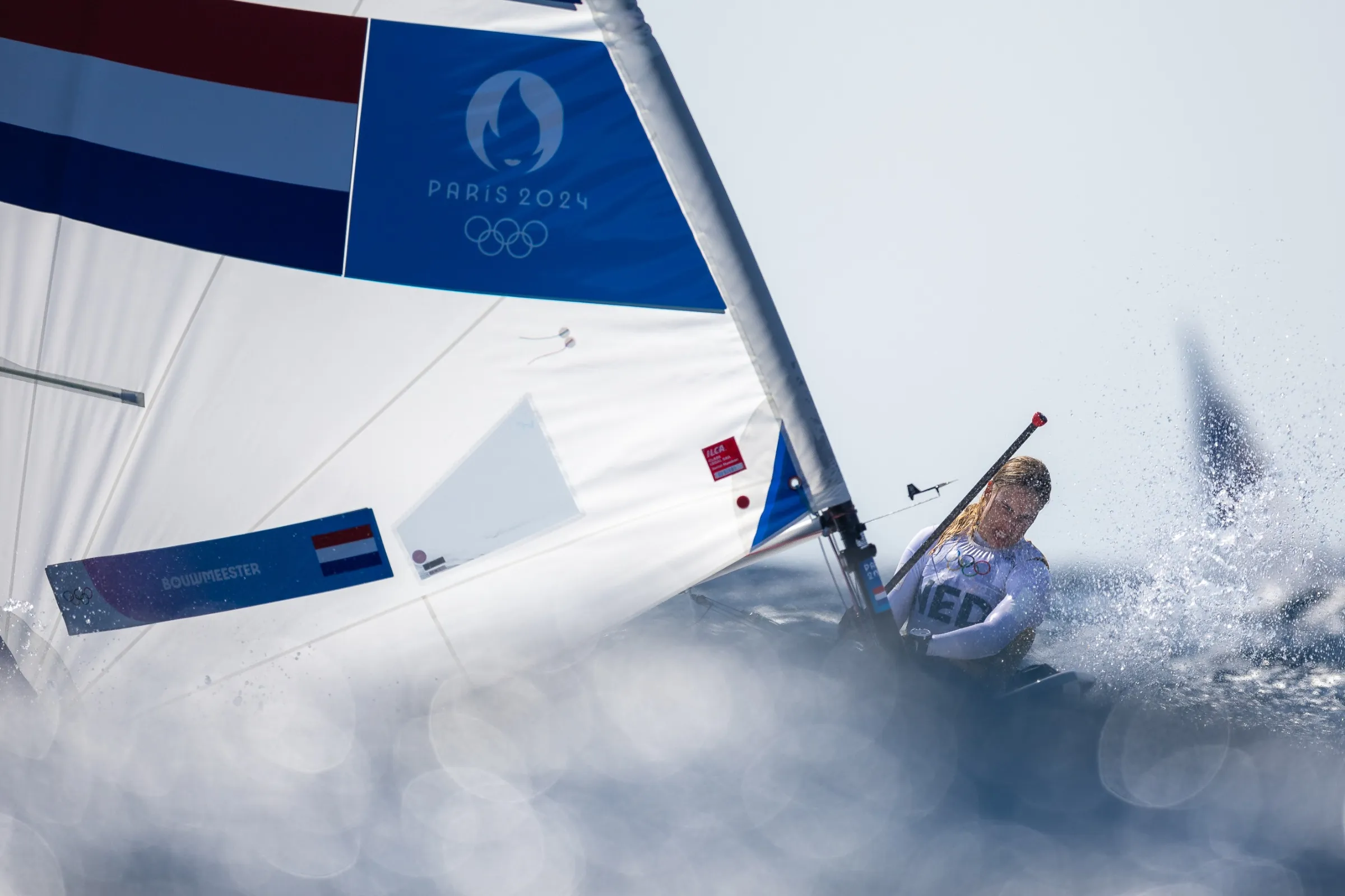 Marit Bouwmeester op weg naar Olympisch goud. FOTO SANDER VAN DER BORCH