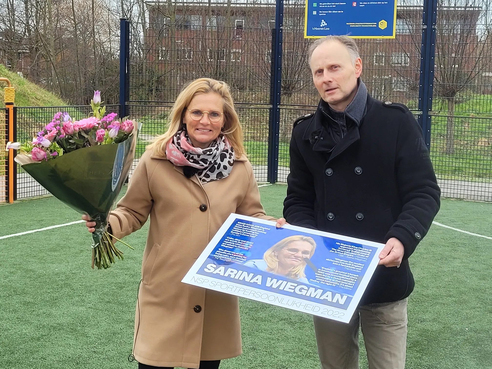 NSP-Sportpersoonlijkheid Sarina Wiegman ‘altijd hoffelijk, altijd vriendelijk’