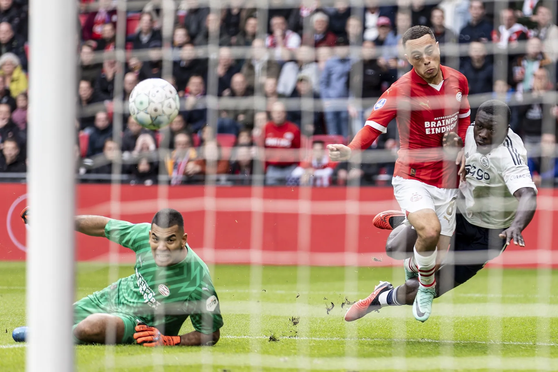 Op het net-vlies