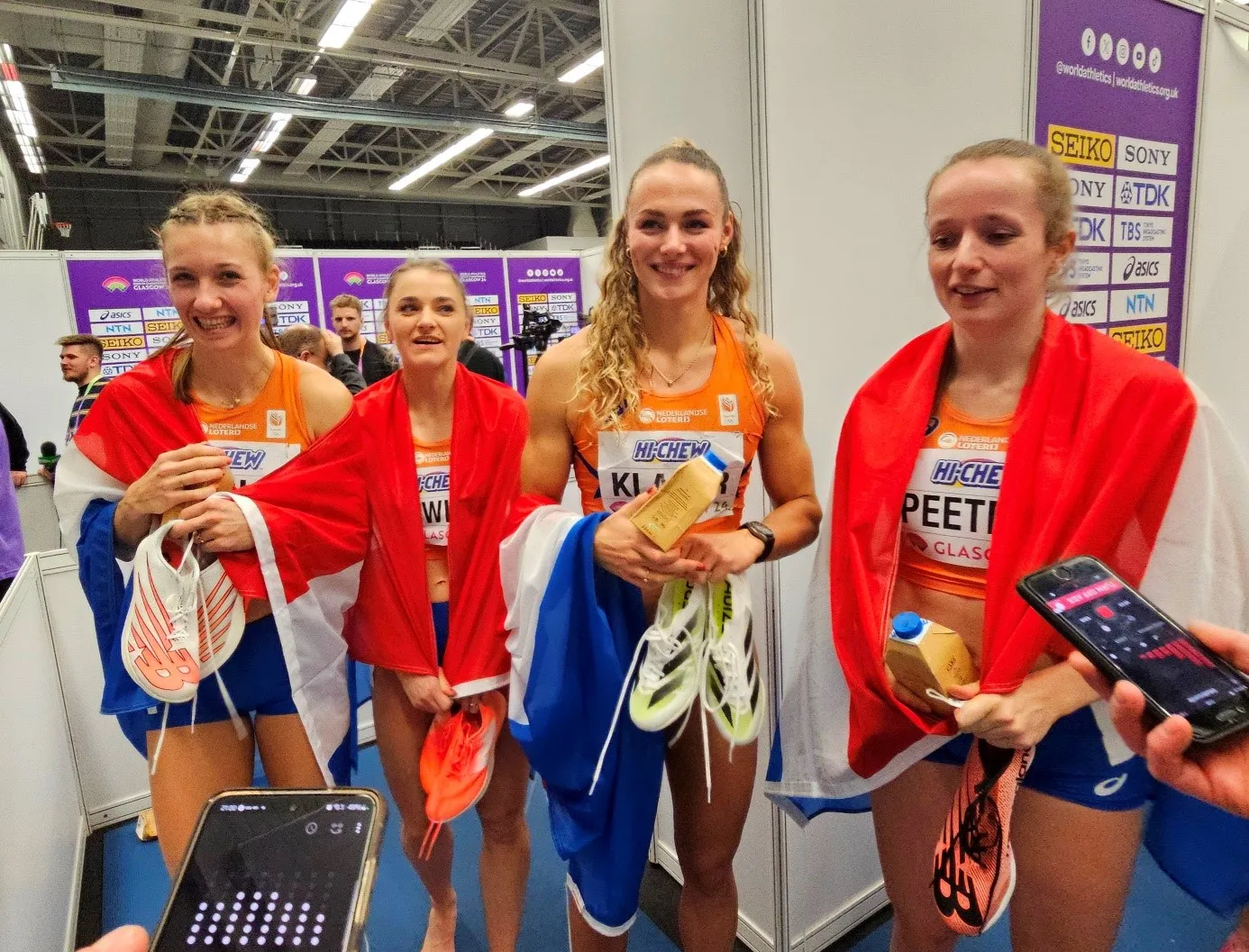 Veel Nederlandse media bij WK Indoor