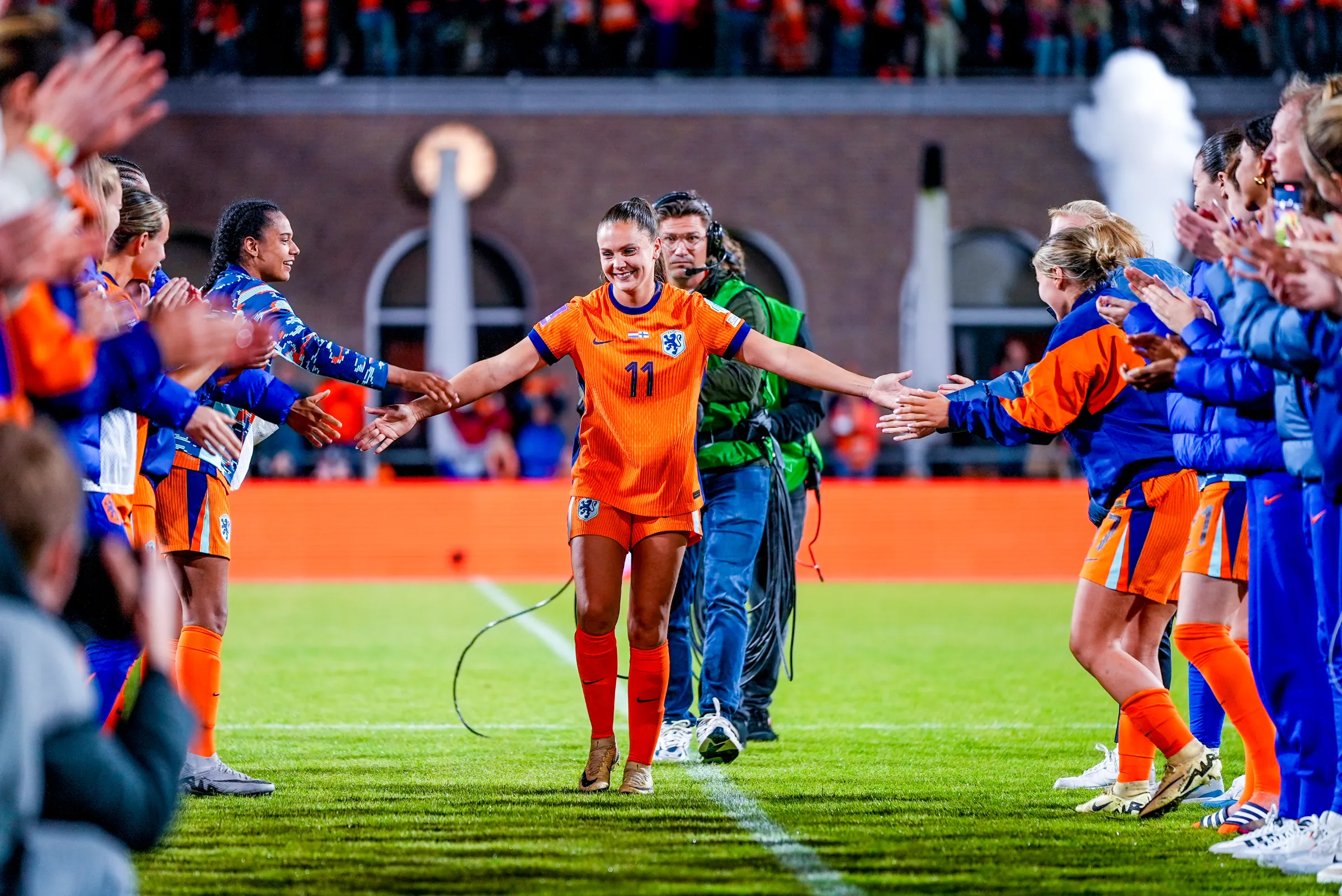 Afscheid van de vaandeldrager van de voetbalvrouwen 