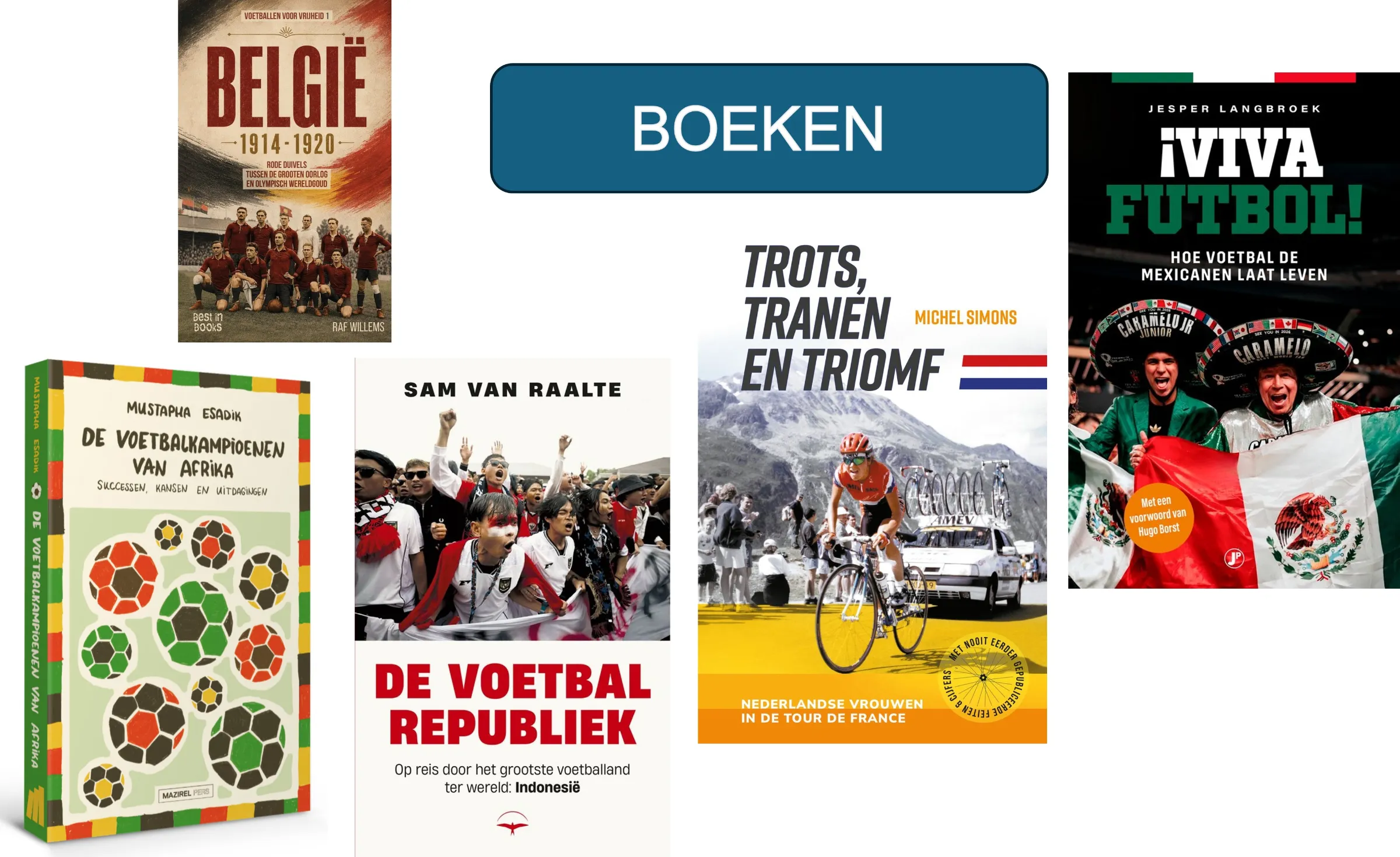 Sportboeken voor in de vakantiekoffer