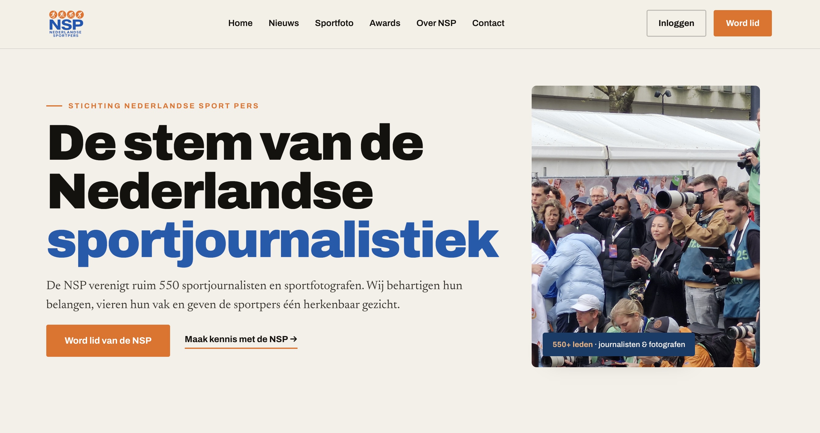 Aftrap voor de nieuwe NSP-website – nu in oranje en blauw!